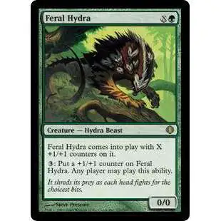 MtG Shards of Alara Rare Feral Hydra #131