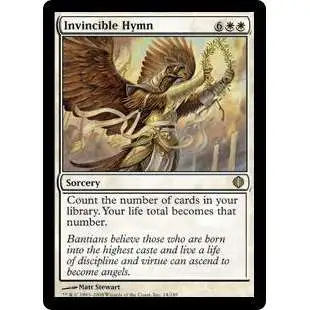 MtG Shards of Alara Rare Foil Invincible Hymn #14