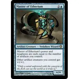 MtG Shards of Alara Rare Foil Master of Etherium #49