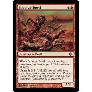 MtG Shards of Alara Uncommon Foil Scourge Devil #113