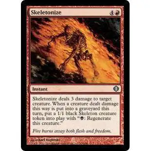 MtG Shards of Alara Uncommon Skeletonize #114
