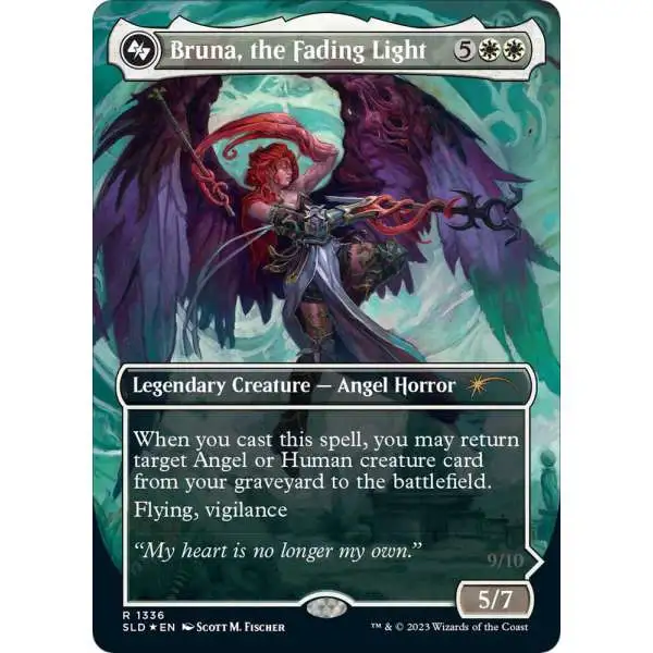 MtG Trading Card Game Secret Lair Drop Series Rare FOIL Bruna, the Fading Light #15