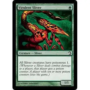 MtG Trading Card Game Premium Deck Series: Slivers Common Virulent Sliver #2