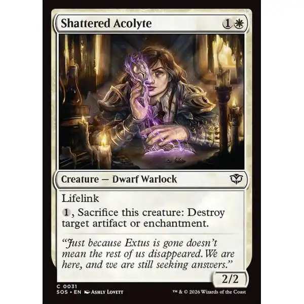 MtG Secrets of Strixhaven Common Shattered Acolyte #31