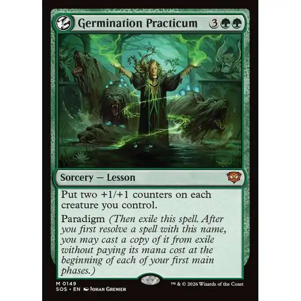 MtG Secrets of Strixhaven Mythic Rare Germination Practicum #149