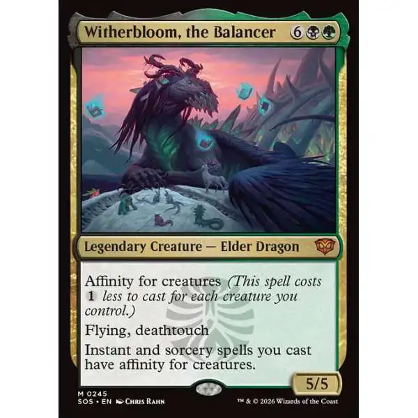 MtG Secrets of Strixhaven Mythic Rare Witherbloom, the Balancer #245