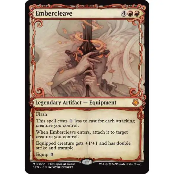 MtG Special Guests Mythic Rare Embercleave #77 [Showcase Foil]