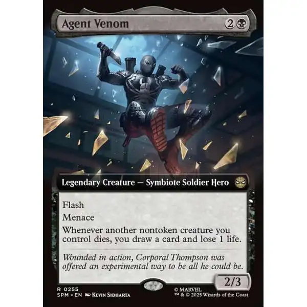 venom mtg card Commander Deck EDH Deck Venom, Lethal Protector 100 Magic Cards Ed  Moonveil Games It gains deathtouch until end of turn Magic The Gathering Marvel Spider-Man