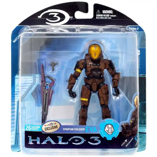 McFarlane Toys Halo 3 Series 2 Spartan Soldier EVA Exclusive Action Figure [Brown]