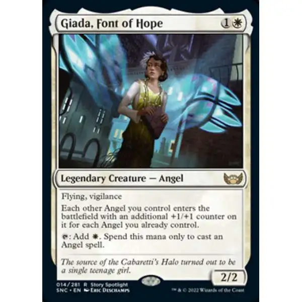 MtG Trading Card Game Streets of New Capenna Rare Giada, Font of Hope #14