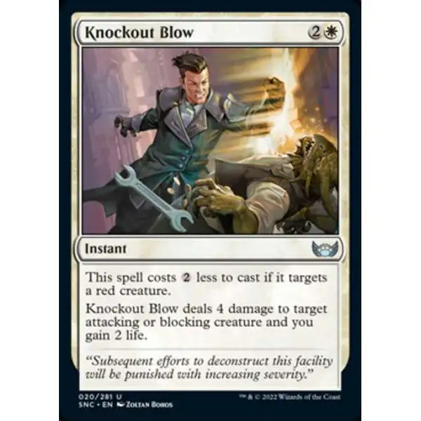 MtG Trading Card Game Streets of New Capenna Uncommon Knockout Blow #20