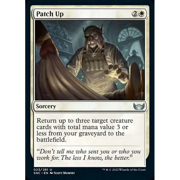 MtG Trading Card Game Streets of New Capenna Uncommon Patch Up #23