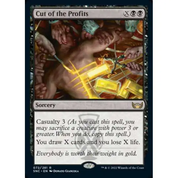 mtg streets of new capenna card list price Magic The Gathering Bundle and 1 insert. Magic The Gathering Trading Card