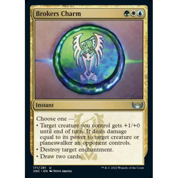 MtG Trading Card Game Streets of New Capenna Uncommon Brokers Charm #171
