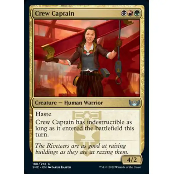 MtG Trading Card Game Streets of New Capenna Uncommon Crew Captain #180