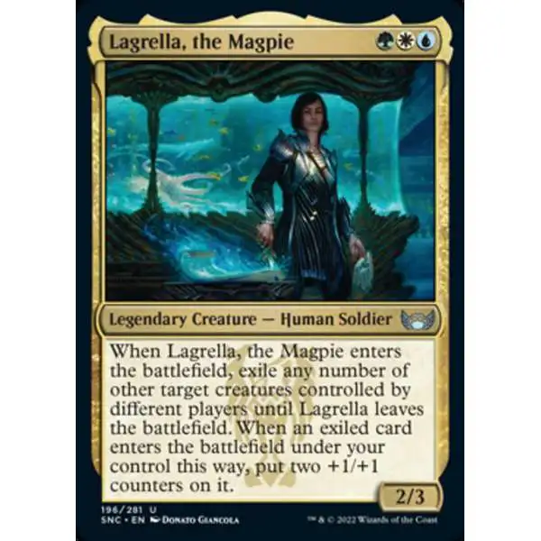 MtG Trading Card Game Streets of New Capenna Uncommon Lagrella, the Magpie #196