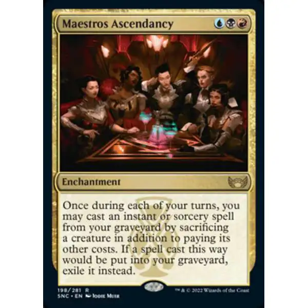 MtG Trading Card Game Streets of New Capenna Rare Maestros Ascendancy #198