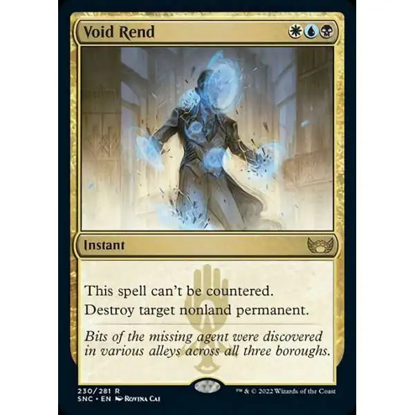 MtG Trading Card Game Streets of New Capenna Rare Foil Void Rend #230