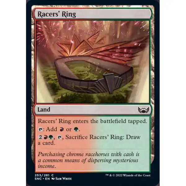 MtG Trading Card Game Streets of New Capenna Common Racers' Ring #253