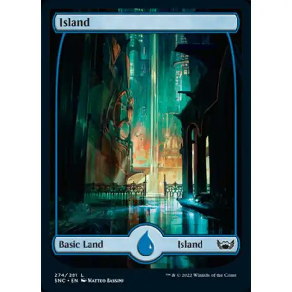 MtG Trading Card Game Streets of New Capenna Common Island #274