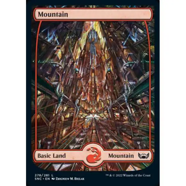 MtG Trading Card Game Streets of New Capenna Common Mountain #278