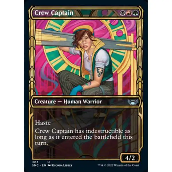 MtG Trading Card Game Streets of New Capenna Uncommon Crew Captain #303 [Showcase]