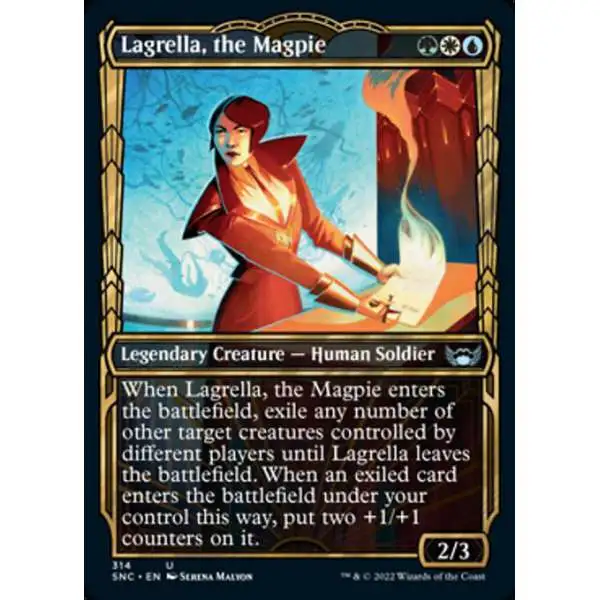 MtG Trading Card Game Streets of New Capenna Uncommon Lagrella, the Magpie #314 [Showcase]