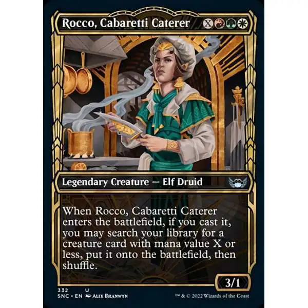 MtG Trading Card Game Streets of New Capenna Uncommon Rocco, Cabaretti Caterer #332 [Showcase]