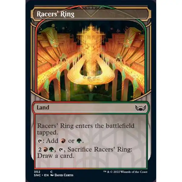 MtG Trading Card Game Streets of New Capenna Common Racers' Ring #352 [Showcase]