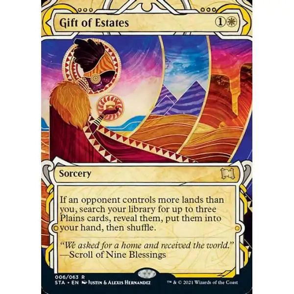 MtG Strixhaven: Mystical Archive Rare Gift of Estates #6 [Etched FOIL]