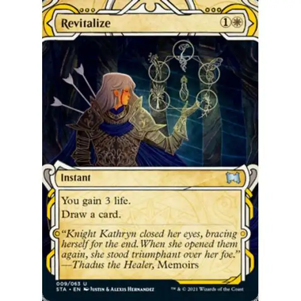 MtG Strixhaven: Mystical Archive Uncommon Revitalize #9 [Etched FOIL]