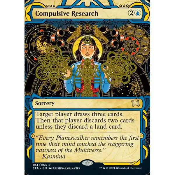 MtG Strixhaven: Mystical Archive Rare Compulsive Research #14 [Foil Etched]