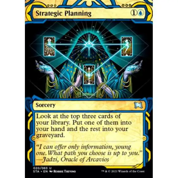 MtG Strixhaven: Mystical Archive Uncommon Strategic Planning #20 [Foil Etched]