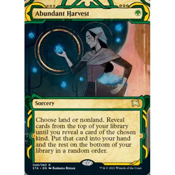MtG Strixhaven: Mystical Archive Rare Abundant Harvest #48