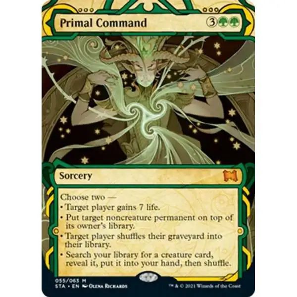 MtG Strixhaven: Mystical Archive Mythic Rare Primal Command #55