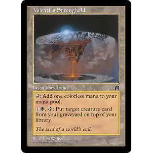 MtG Rare Volrath's Stronghold [Heavily Played]