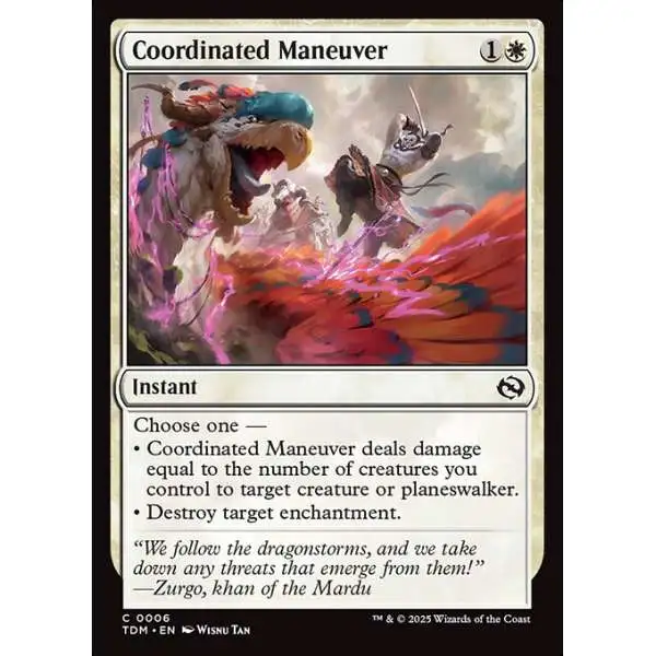 MtG Tarkir: Dragonstorm Common Coordinated Maneuver #6