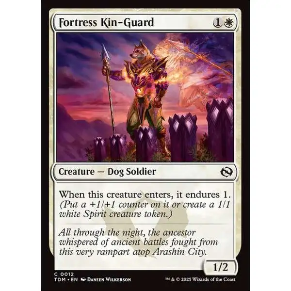 MtG Tarkir: Dragonstorm Common Fortress Kin-Guard #12