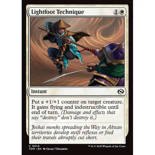 MtG Tarkir: Dragonstorm Common Lightfoot Technique #14