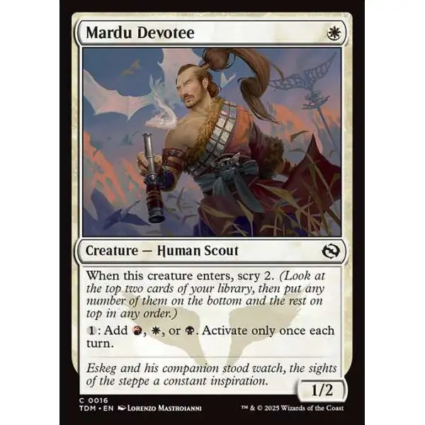 MtG Tarkir: Dragonstorm Common Mardu Devotee #16