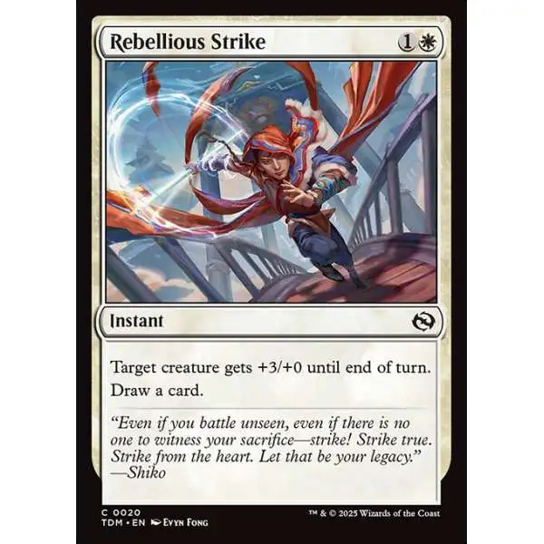 MtG Tarkir: Dragonstorm Common Rebellious Strike #20