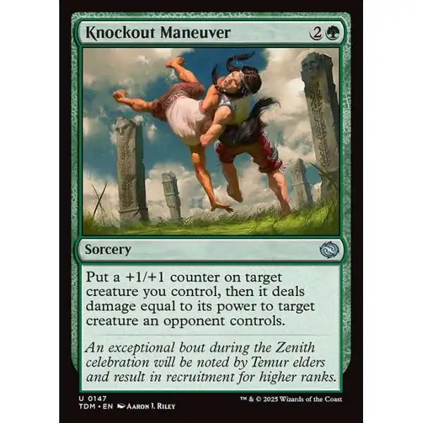 MtG Tarkir: Dragonstorm Uncommon Knockout Maneuver #147