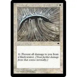 MtG Tempest Common Circle of Protection: Black #8