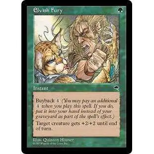 MtG Tempest Common Elvish Fury