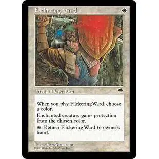 MtG Tempest Uncommon Flickering Ward #19