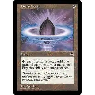 MtG Tempest Common Lotus Petal [MP] [Lightly Played]