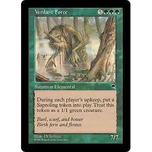 MtG Tempest Rare Verdant Force