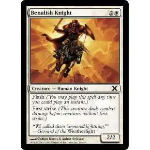 MtG 10th Edition Common Benalish Knight #11