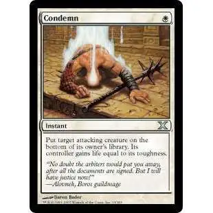 MtG 10th Edition Uncommon Condemn #13