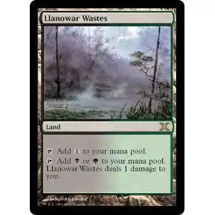 MtG 10th Edition Rare Llanowar Wastes #355